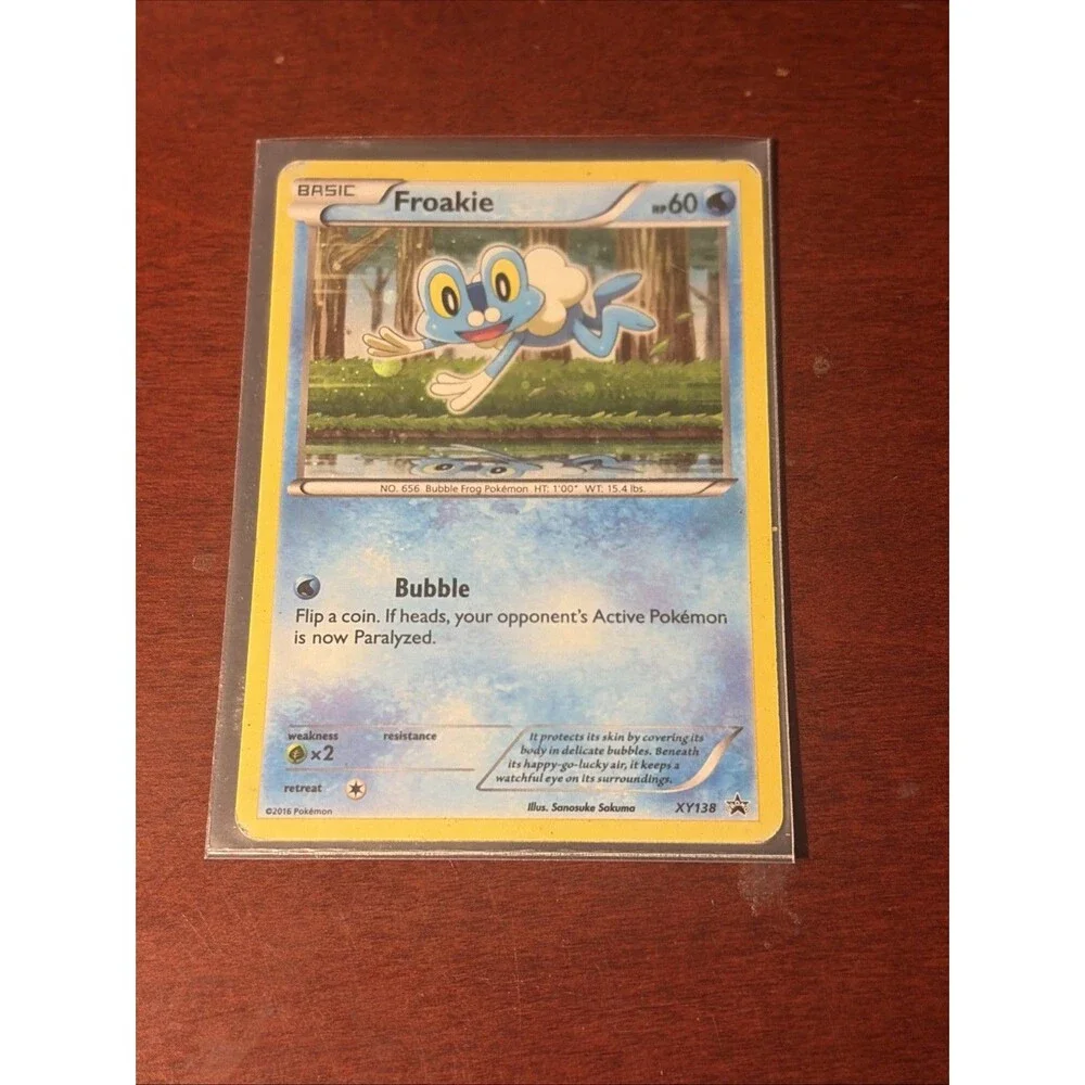 Froakie XY138 (Holo) - Pokemon TCG Promo 2016 Card in protective sleeve NM